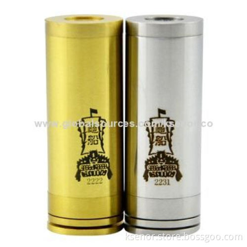Electronic cigarette mechanical mod clone turtle ship mod